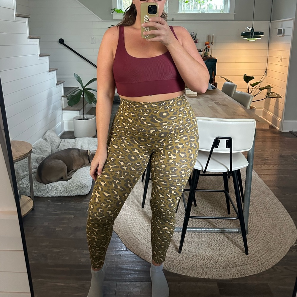 Aerie leopard leggings